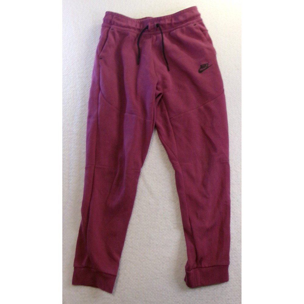Nike Youth Large Joggers Sangria Purple Tech Fleece Pants